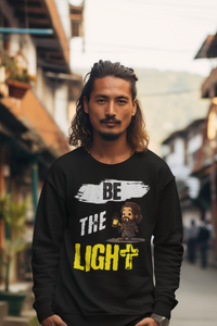 Be The Light Cotton Unisex Premium Sweatshirt