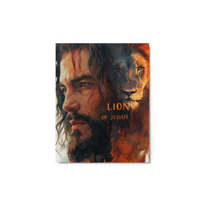 Jesus Lion of Judah Colorful Metal prints