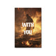 The Lord Will Be With You Metal prints