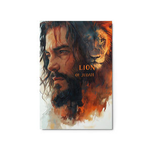 Jesus Lion of Judah Colorful Metal prints