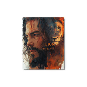 Jesus Lion of Judah Colorful Metal prints