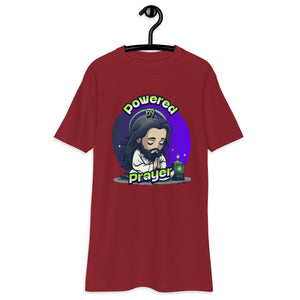 Powered By Prayer - Men’s premium heavyweight tee