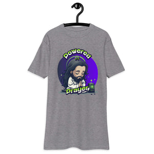 Powered By Prayer - Men’s premium heavyweight tee