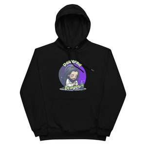 Powered By Prayer Premium eco hoodie