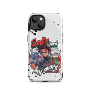 Demon Slayer Kamado Tanjiro - God's Word, My Sword Tough Case for iPhone®