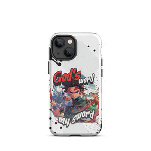 Demon Slayer Kamado Tanjiro - God's Word, My Sword Tough Case for iPhone®