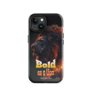 Bold as Lion Proverbs 28:1 Tough Case for iPhone®