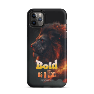 Bold as Lion Proverbs 28:1 Tough Case for iPhone®