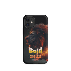 Bold as Lion Proverbs 28:1 Tough Case for iPhone®