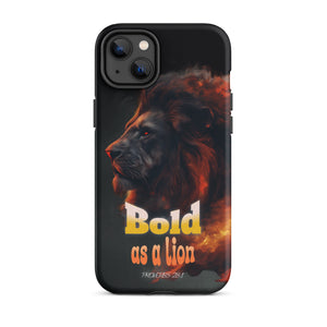 Bold as Lion Proverbs 28:1 Tough Case for iPhone®