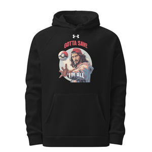 Gotta Save 'Em All Jesus Pokemon Under Armour® hoodie