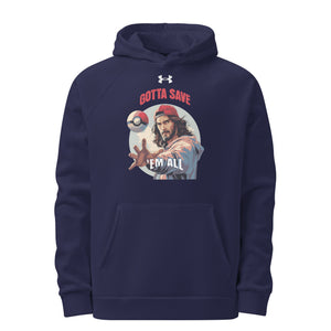 Gotta Save 'Em All Jesus Pokemon Under Armour® hoodie