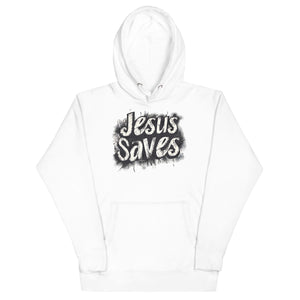 Jesus Saves Cotton Heritage Unisex Hoodie