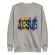 JESUS Colored Cotton Unisex Premium Sweatshirt