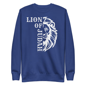 Lion Of Judah Cotton Unisex Premium Sweatshirt