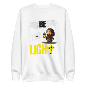 Be The Light Cotton Unisex Premium Sweatshirt