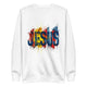 JESUS Colored Cotton Unisex Premium Sweatshirt