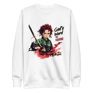 God's Word My Sword Tanjiro Cotton Unisex Premium Sweatshirt