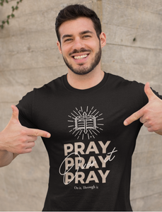 PRAY.PRAY.PRAY - Short-sleeve unisex t-shirt