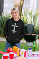 Simple Cross -Unisex Heavy Blend Hooded Sweatshirt