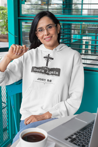 Born Again - Cotton Heritage Premium Unisex Hoodie