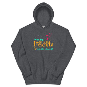 Walk By Faith - Unisex Heavy Blend Hooded Sweatshirt