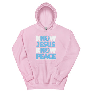 Know Jesus Know Peace - Unisex Heavy Blend Hooded Sweatshirt