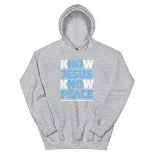 Know Jesus Know Peace - Unisex Heavy Blend Hooded Sweatshirt