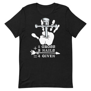 One Cross Three Nails - Short-sleeve unisex t-shirt