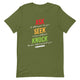 ASK-SEEK-KNOCK-Unisex t-shirt