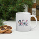 With God - White glossy mug