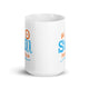 Be Still - White glossy mug