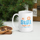 Be Still - White glossy mug