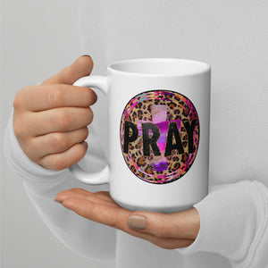 Pray - White glossy mug