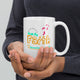 Walk By Faith - White glossy mug