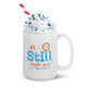 Be Still - White glossy mug