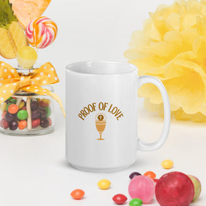 Proof Of Love - White glossy mug